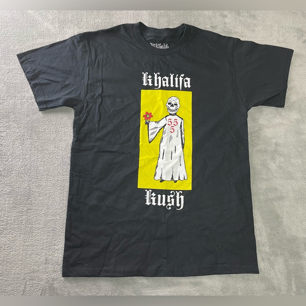 Wiz Khalifa Kush 555 Black Graphic T Shirt Men’s size Medium M